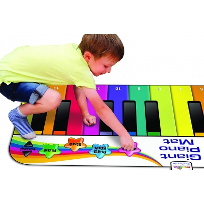 Rainbow Colours Giant Piano Mat